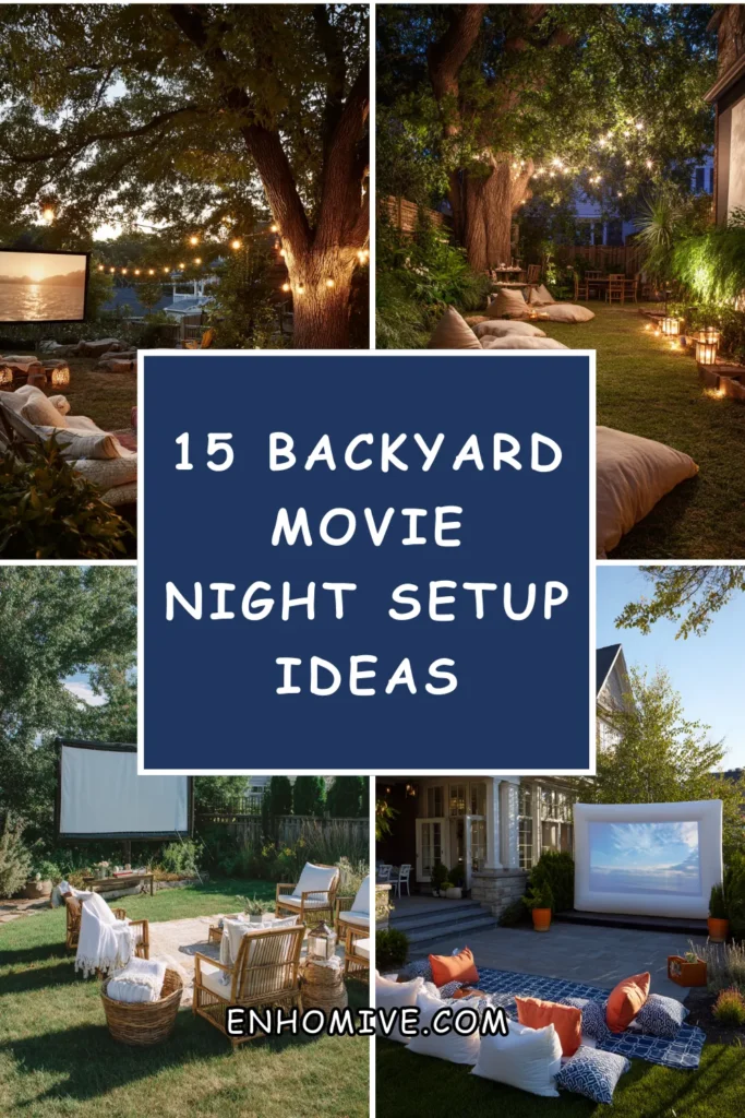 15 Backyard Movie Night Setup Ideas 1 How 2