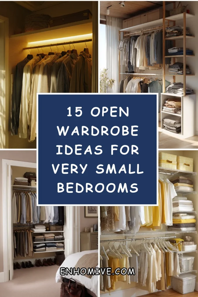 15 Open Wardrobe Ideas for Very Small Bedrooms 1 How 35