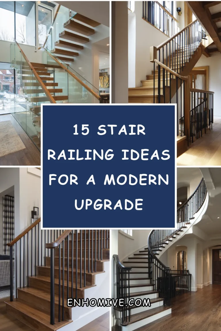 15 Stair Railing Ideas for a Modern Upgrade