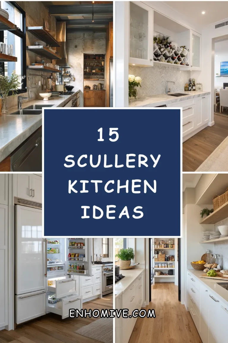 15 Scullery Kitchen Ideas for a Hidden Prep Space