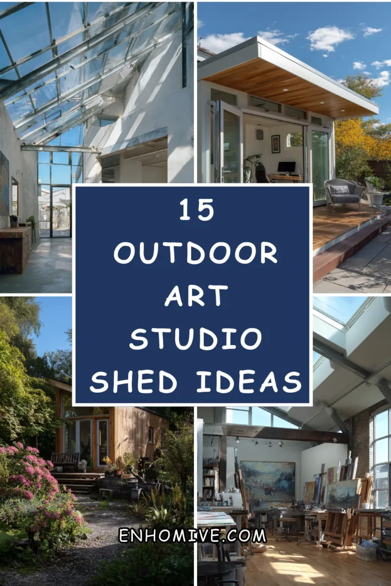 15 Outdoor Art Studio Shed Ideas