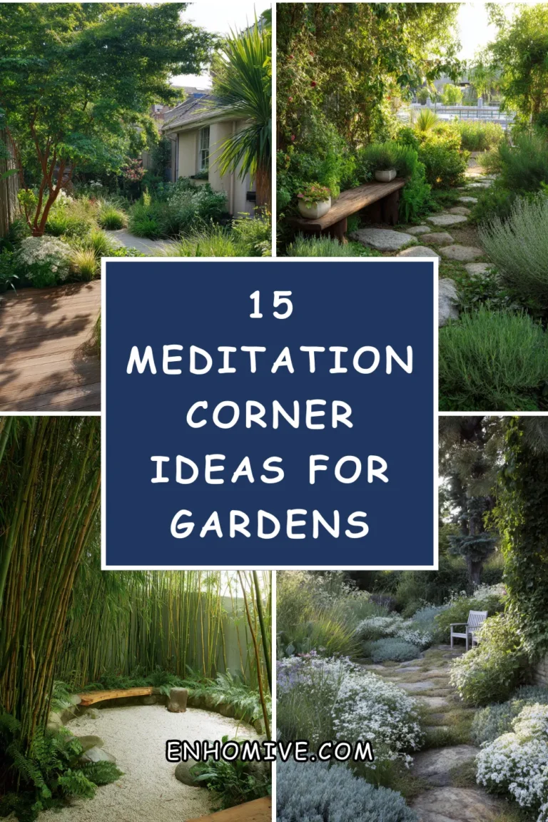 15 Meditation Corner Ideas for Gardens