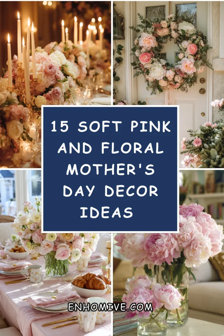 15 Soft Pink and Floral Mother’s Day Decor Ideas for a Dreamy, Elegant Home