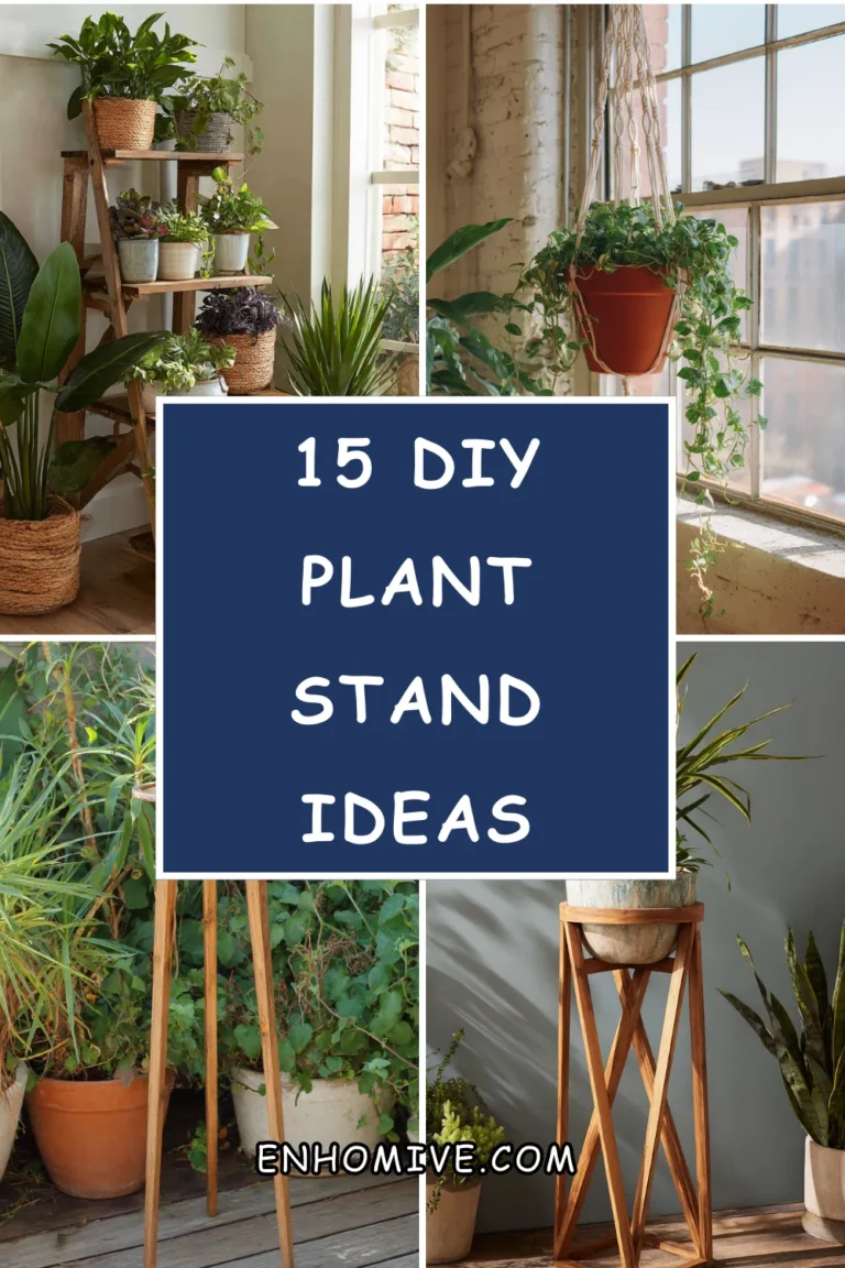 15 DIY Plant Stand Ideas You Can Make at Home