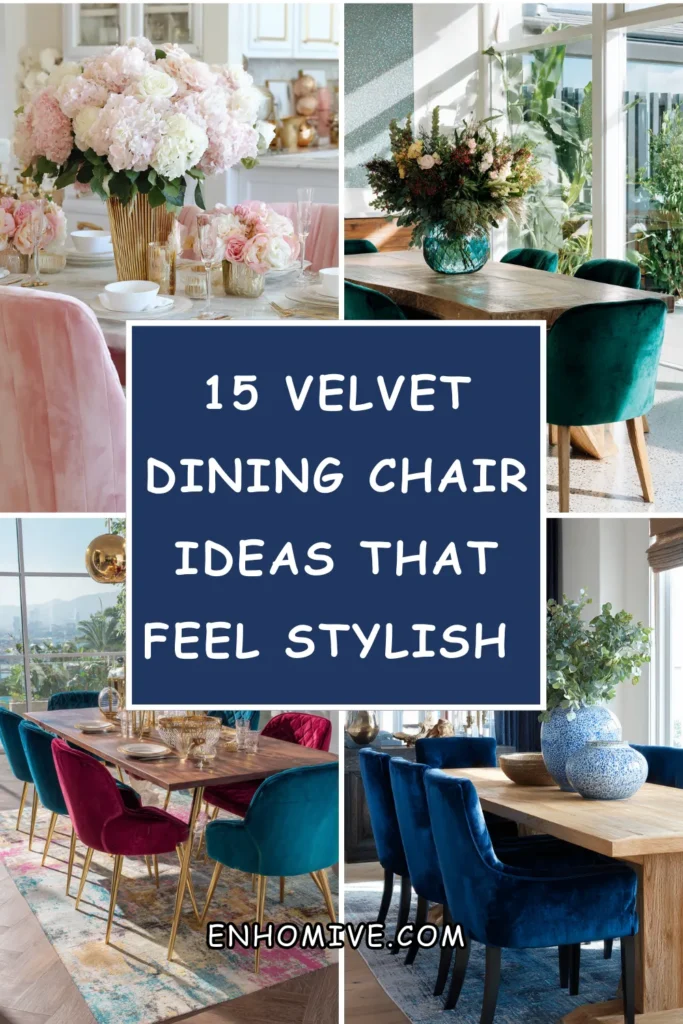 15 Velvet Dining Chair Ideas That Feel Stylish and Comfortable 1 How 56
