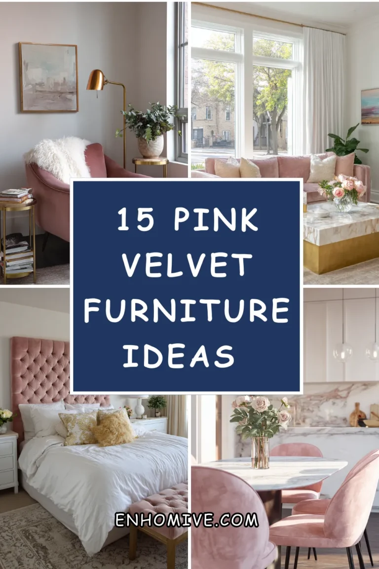 15 Pink Velvet Furniture Ideas for Feminine Spaces