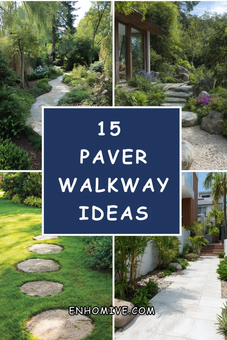 15 Paver Walkway Ideas for a Beautiful Outdoor Path