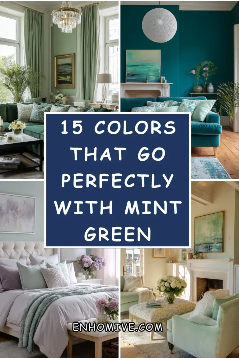 15 Colors That Go Perfectly With Mint Green