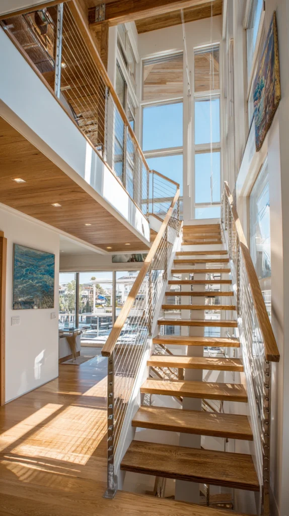 15 Stair Railing Ideas for a Modern Upgrade 2 ds 1