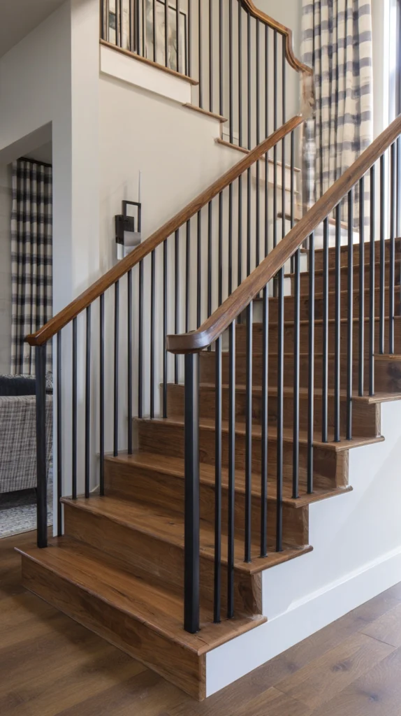 15 Stair Railing Ideas for a Modern Upgrade 3 ds 2