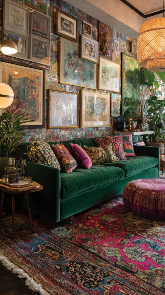 15 Green Velvet Sofa Living Room Ideas for a Rich Inviting Space 7 ds 6 1