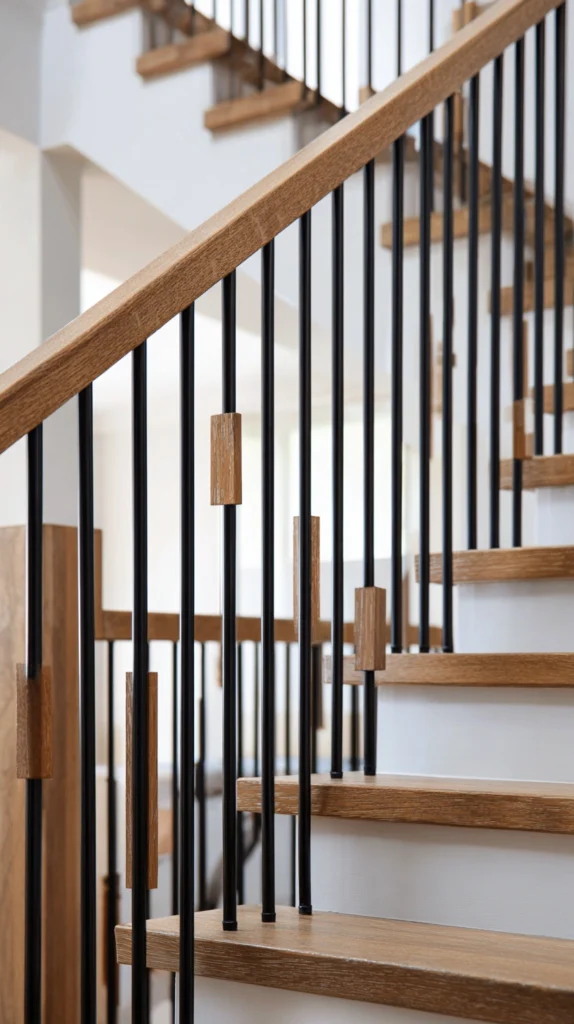 15 Stair Railing Ideas for a Modern Upgrade 10 ds 9