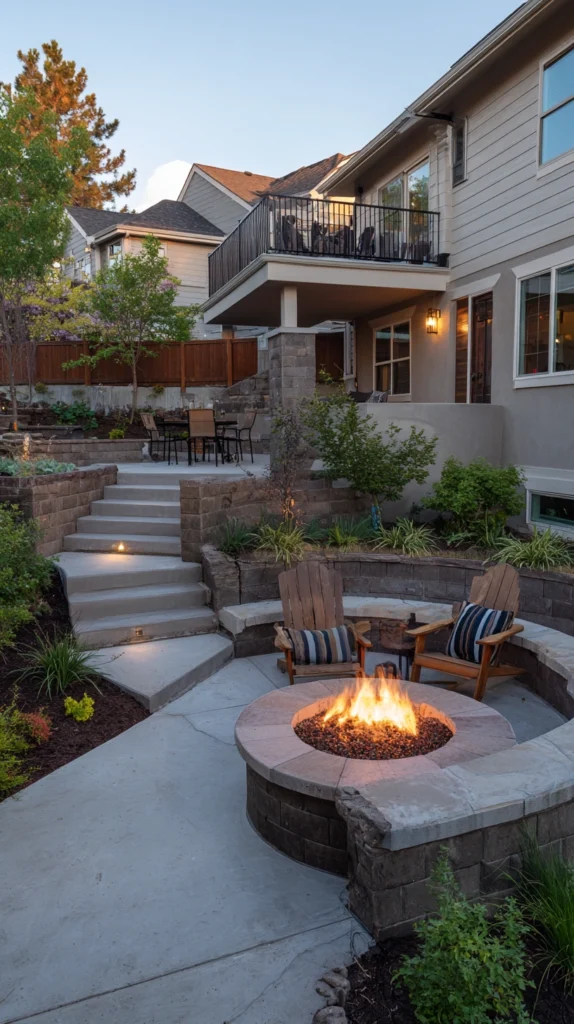 15 Fire Pit Ideas for a Sloped Yard That Actually Work 14 ed 13