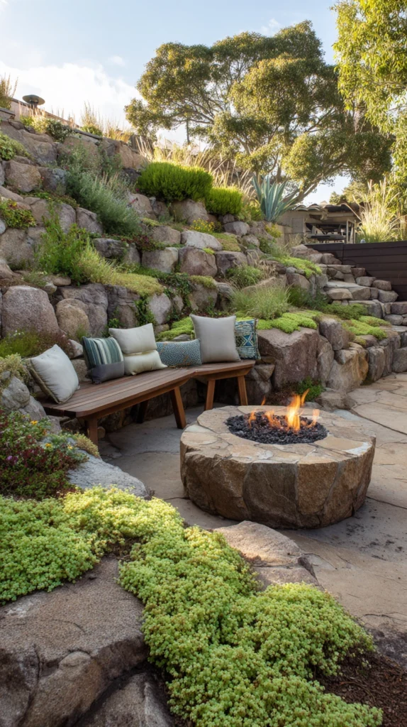 15 Fire Pit Ideas for a Sloped Yard That Actually Work 15 ed 14