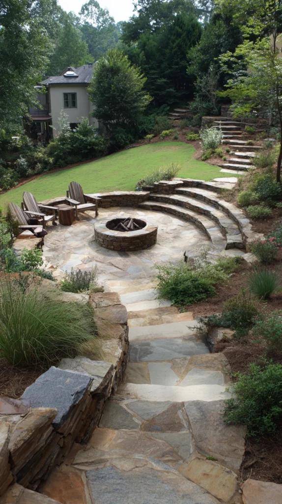 15 Fire Pit Ideas for a Sloped Yard That Actually Work 5 ed 4