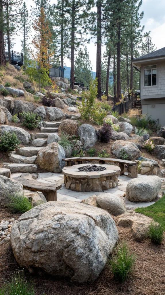 15 Fire Pit Ideas for a Sloped Yard That Actually Work 8 ed 7