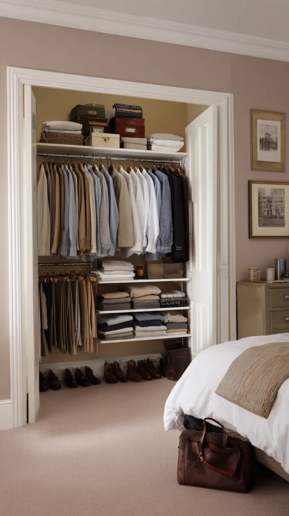15 Open Wardrobe Ideas for Very Small Bedrooms 3 fg 2