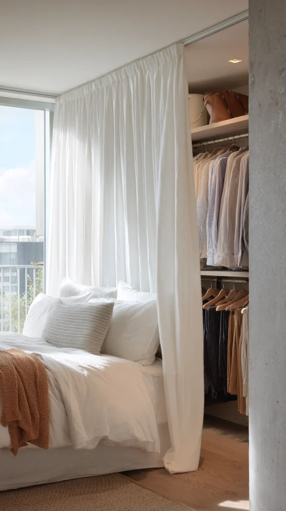 15 Open Wardrobe Ideas for Very Small Bedrooms 4 fg 3