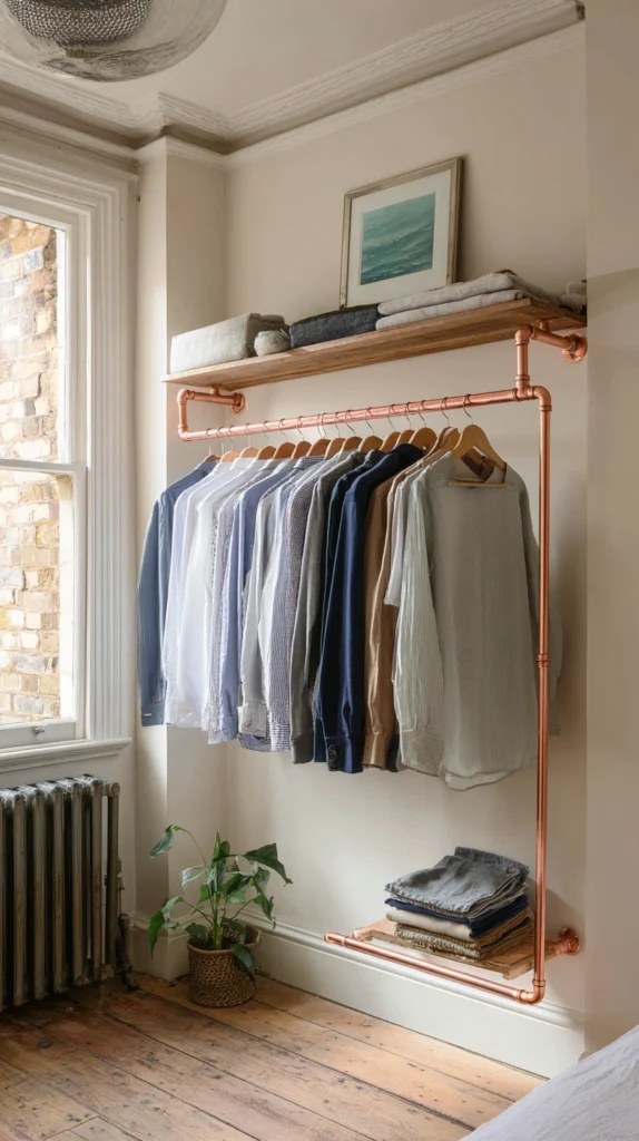 15 Open Wardrobe Ideas for Very Small Bedrooms 5 fg 4