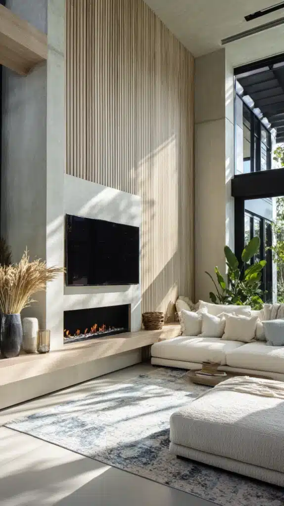 15 Fluted Wood Accent Ideas 2 gt 1