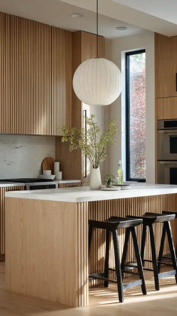 15 Fluted Wood Accent Ideas 3 gt 2