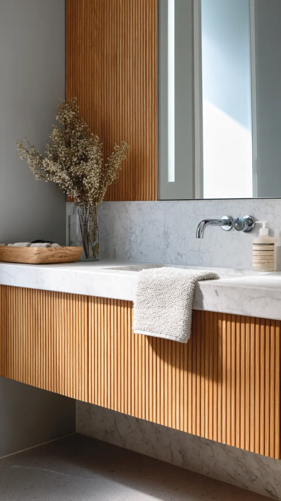 15 Fluted Wood Accent Ideas 5 gt 4