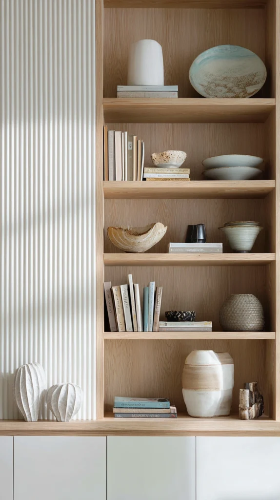 15 Fluted Wood Accent Ideas 8 gt 7