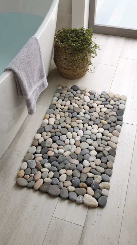 15 DIY Home Decor Ideas Using Pebbles and River Rocks 2 ih 1