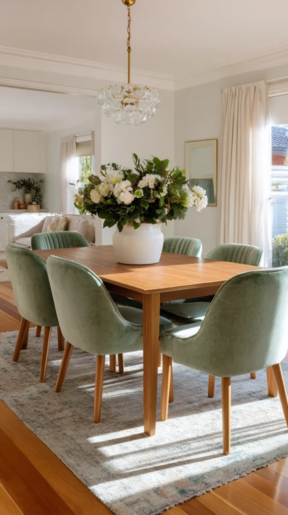 15 Velvet Dining Chair Ideas That Feel Stylish and Comfortable 11 ks 10