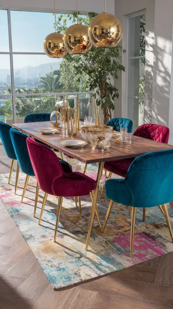 15 Velvet Dining Chair Ideas That Feel Stylish and Comfortable 5 ks 4