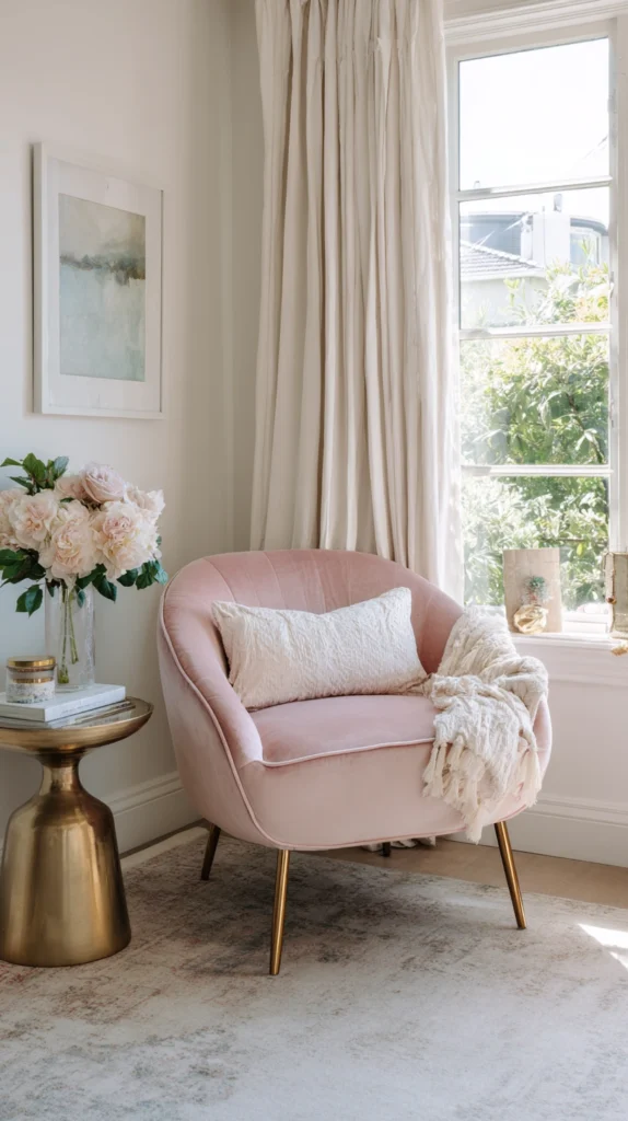 15 Pink Velvet Furniture Ideas for Feminine Spaces 10 la 9
