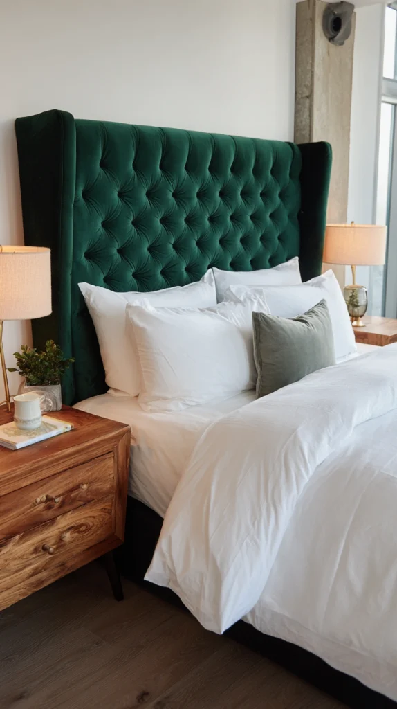 15 Velvet Bedroom Furniture Ideas for a Soft, Elegant Look 2 lk 1