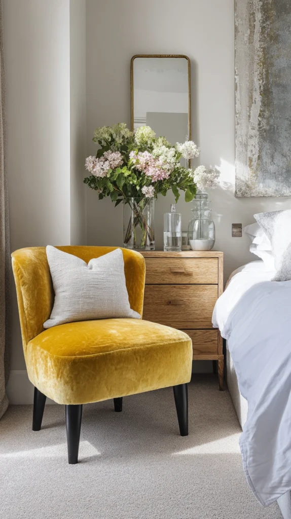 15 Velvet Bedroom Furniture Ideas for a Soft, Elegant Look 11 lk 10