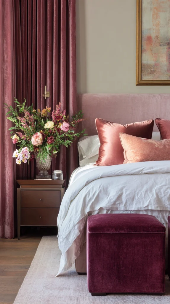 15 Velvet Bedroom Furniture Ideas for a Soft, Elegant Look 16 lk 15