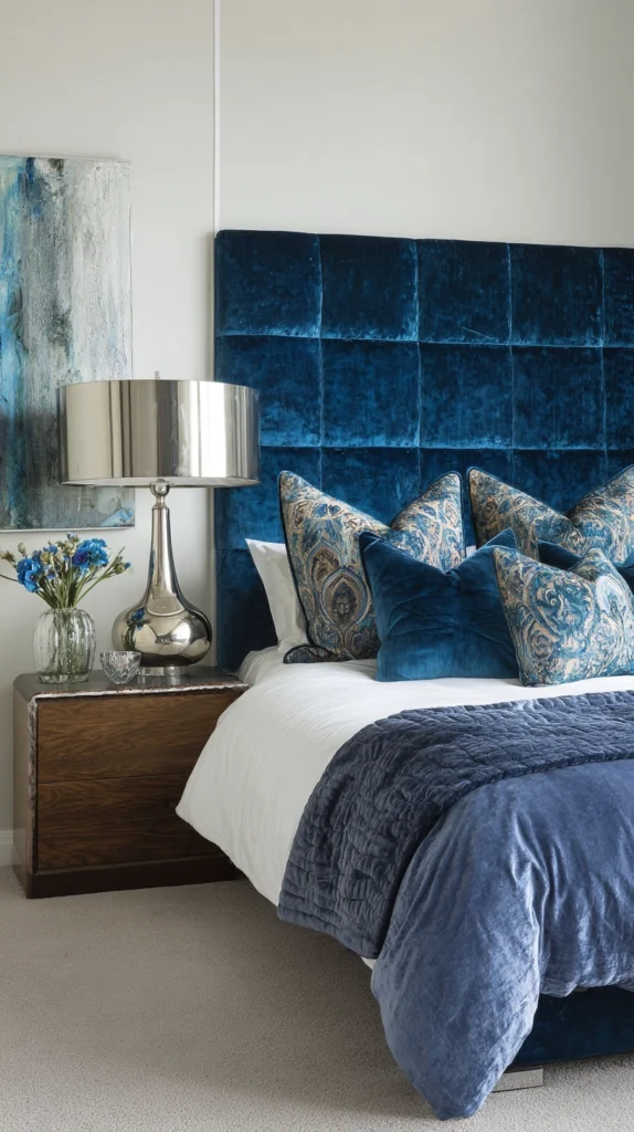 15 Velvet Bedroom Furniture Ideas for a Soft, Elegant Look 7 lk 6