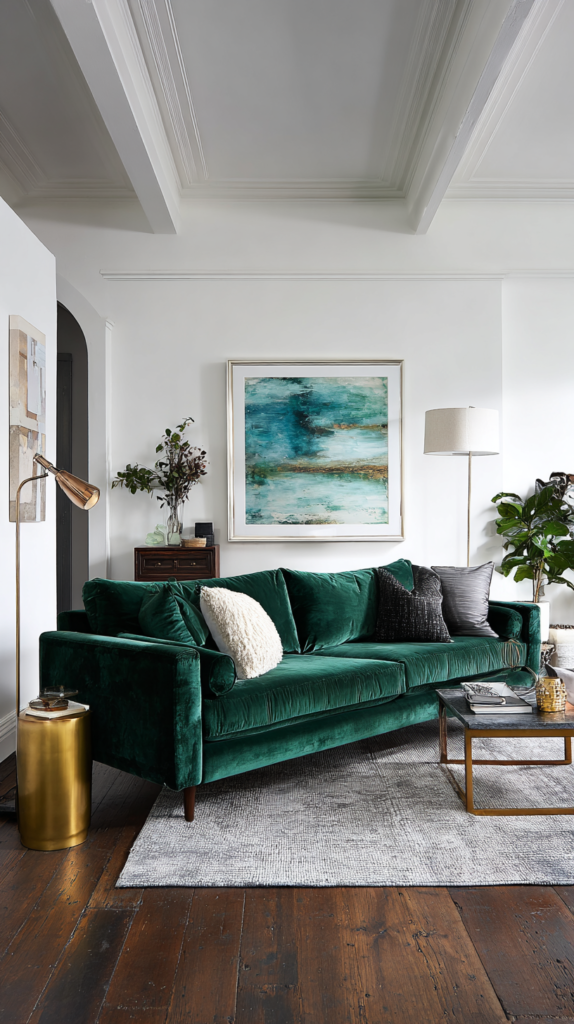 15 Velvet Sofa Ideas That Instantly Elevate Your Living Room 2 of 1
