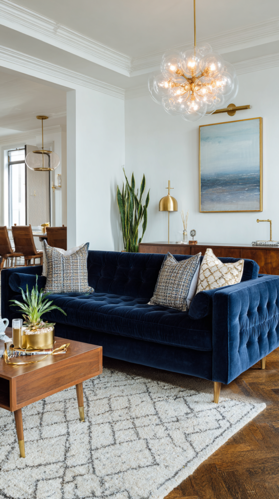 15 Velvet Sofa Ideas That Instantly Elevate Your Living Room 4 of 3