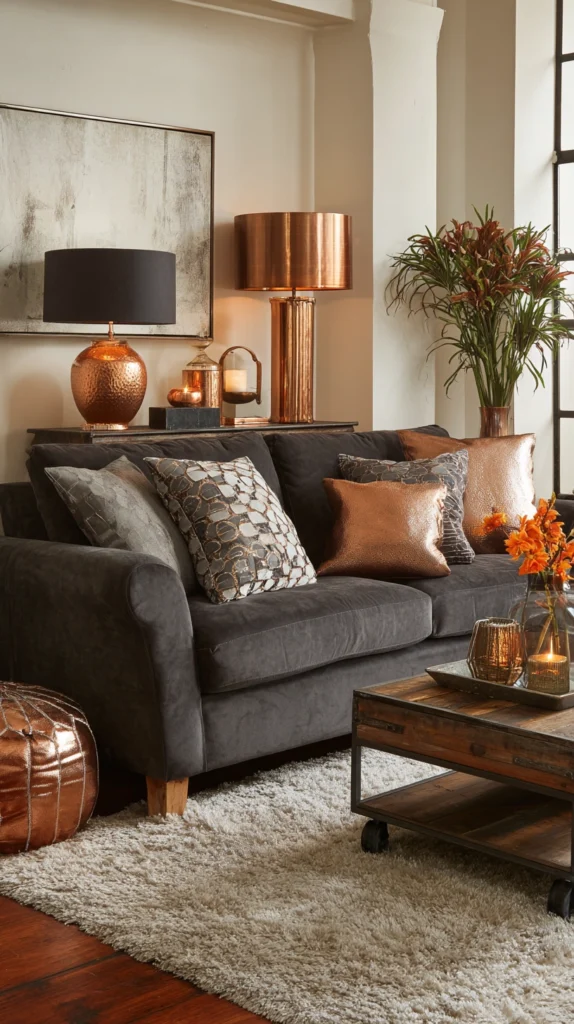 15 Colors That Go Perfectly With a Charcoal Grey Couch 13 qd 12 1