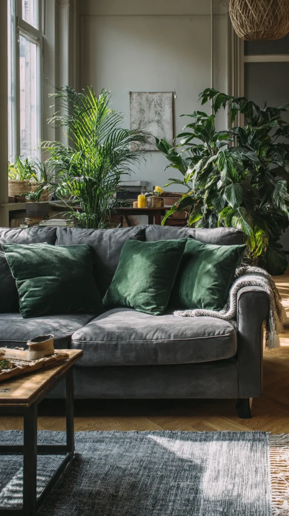 15 Colors That Go Perfectly With a Charcoal Grey Couch 5 qd 4 1