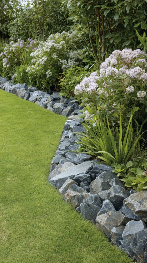 15 Garden Edging Stones Ideas 8 qf 7 1