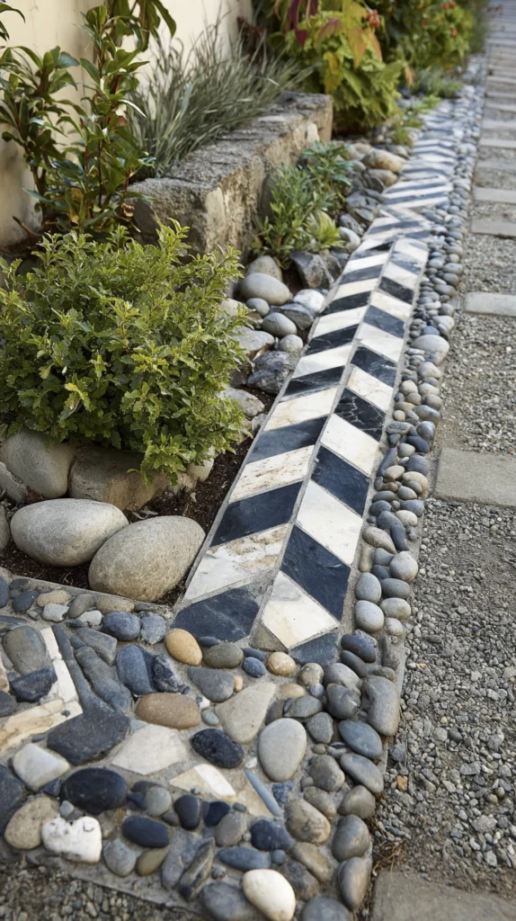 15 Garden Edging Stones Ideas 10 qf 9 1
