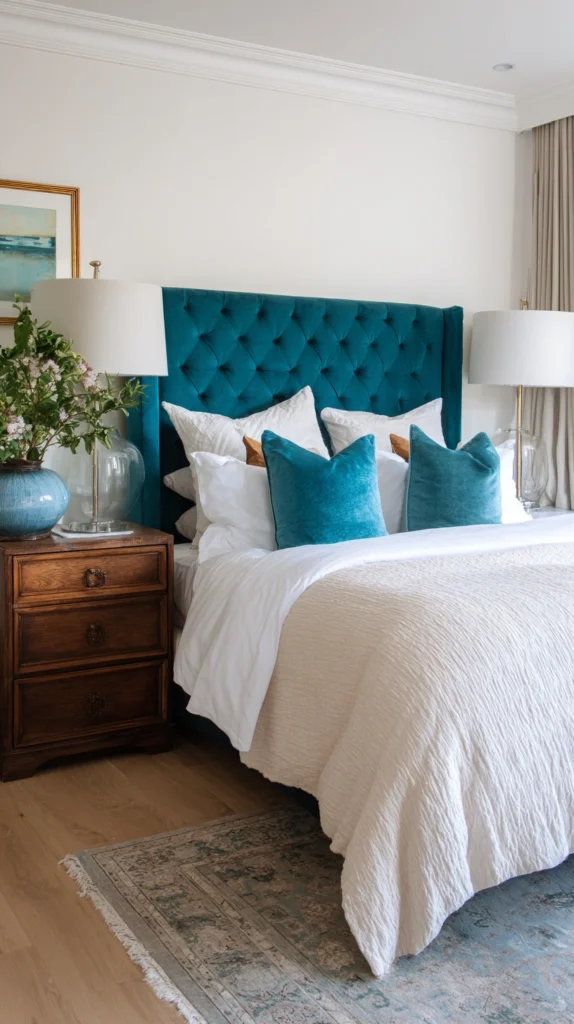 15 Velvet Bed Frame Ideas That Feel Hotel-Inspired 12 qg 11