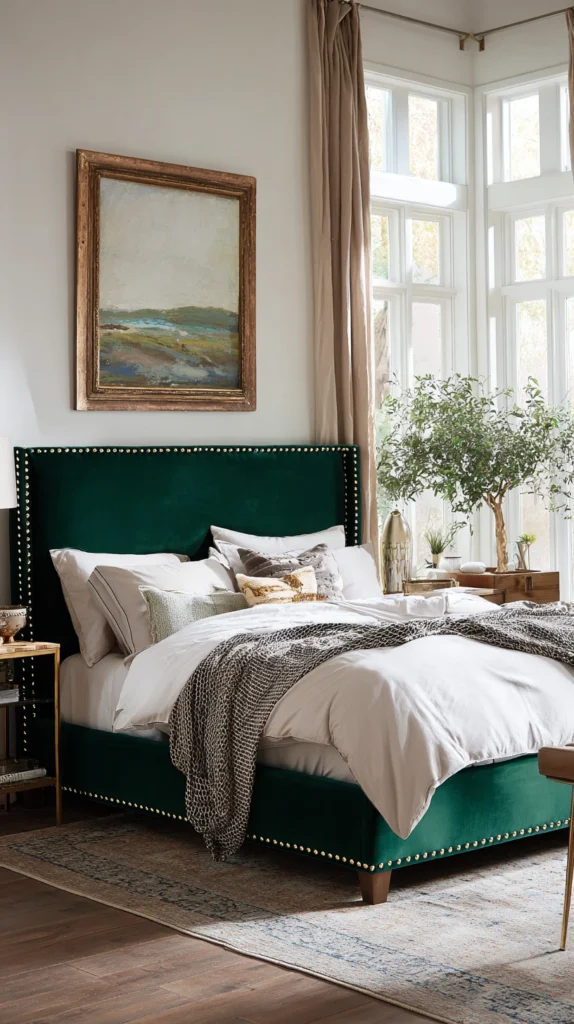 15 Velvet Bed Frame Ideas That Feel Hotel-Inspired 4 qg 3