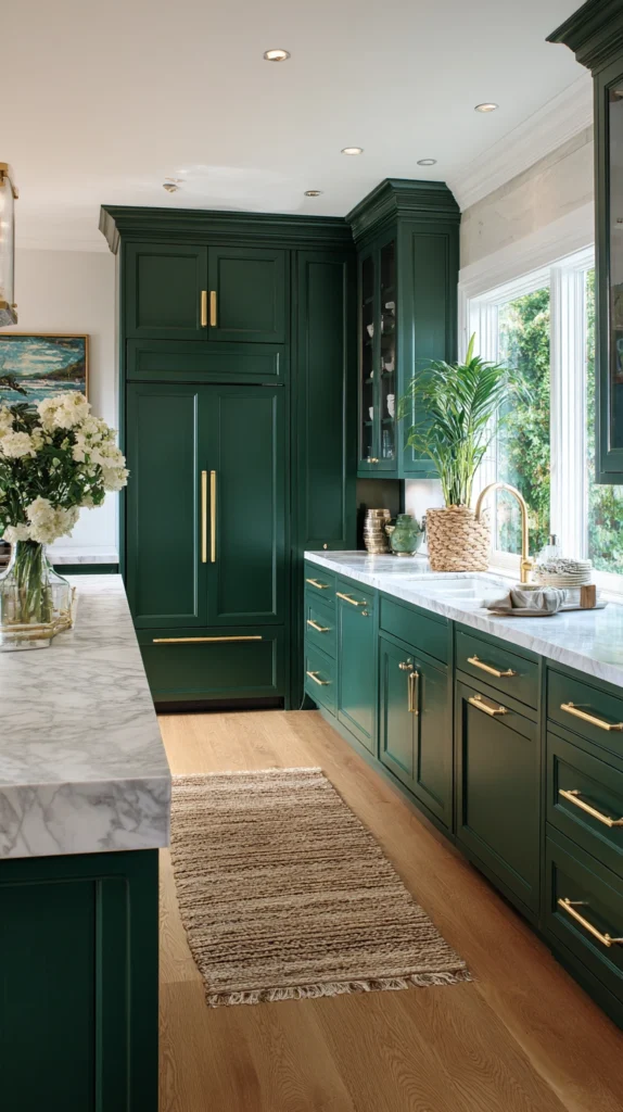 15 Dark Green Kitchen Ideas for a Bold, Luxe Look 2 tg 1