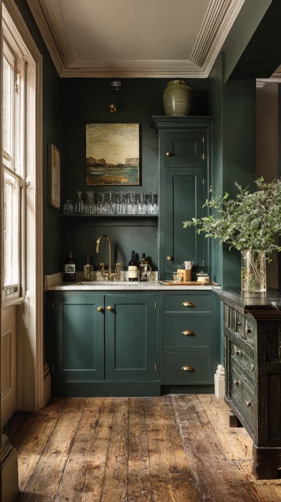 15 Dark Green Kitchen Ideas for a Bold, Luxe Look 12 tg 11
