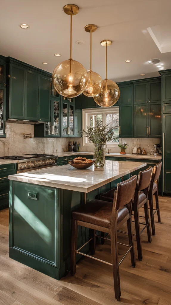 15 Dark Green Kitchen Ideas for a Bold, Luxe Look 14 tg 13