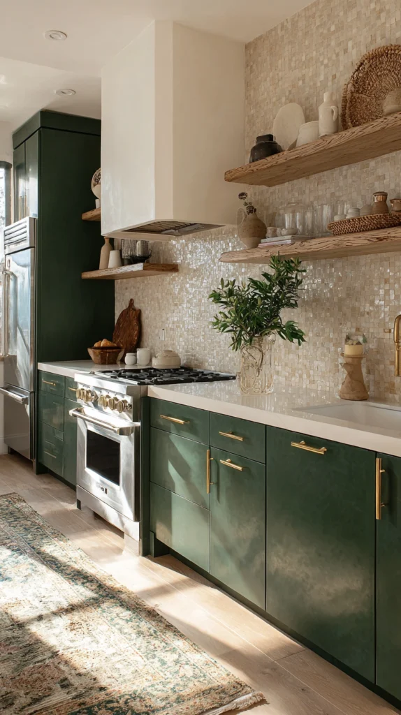15 Dark Green Kitchen Ideas for a Bold, Luxe Look 6 tg 5