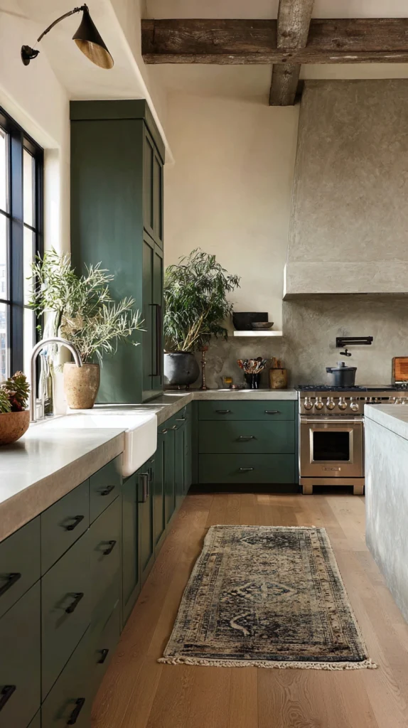 15 Dark Green Kitchen Ideas for a Bold, Luxe Look 9 tg 8
