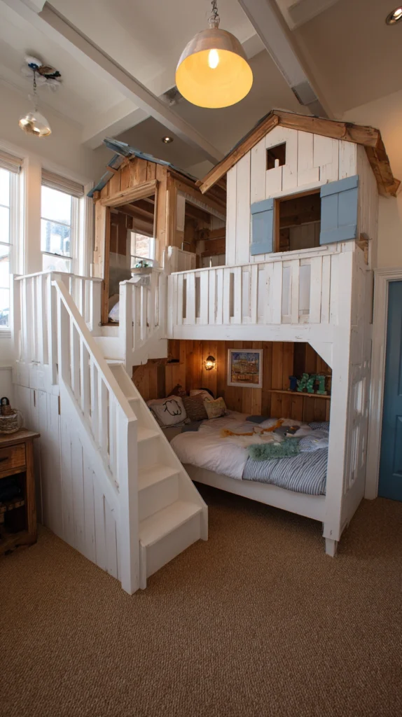 15 Bunk Room Ideas for Shared Kids Bedrooms 8 uh 7