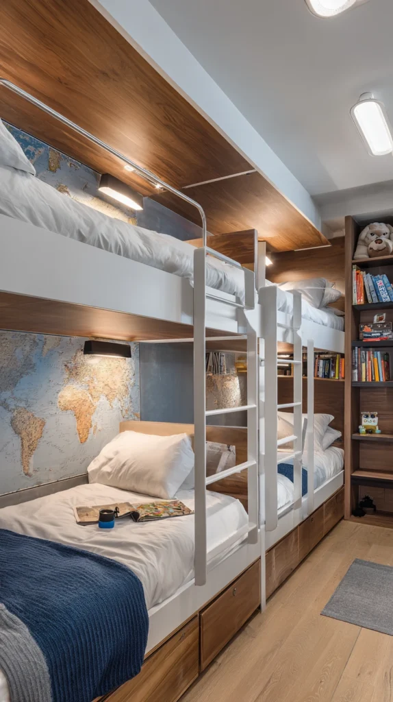 15 Bunk Room Ideas for Shared Kids Bedrooms 9 uh 8